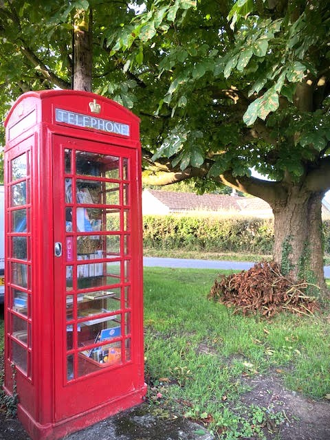 Red Telephone Box For Seed Swap
